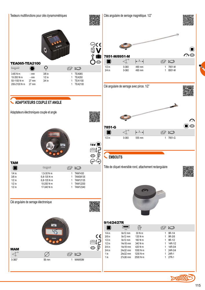 Outils du catalogue général BAHCO NR.: 21403 - Pagina 117