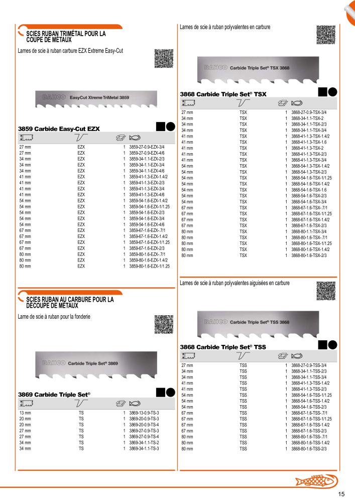 Outils du catalogue général BAHCO Nb. : 21403 - Page 17