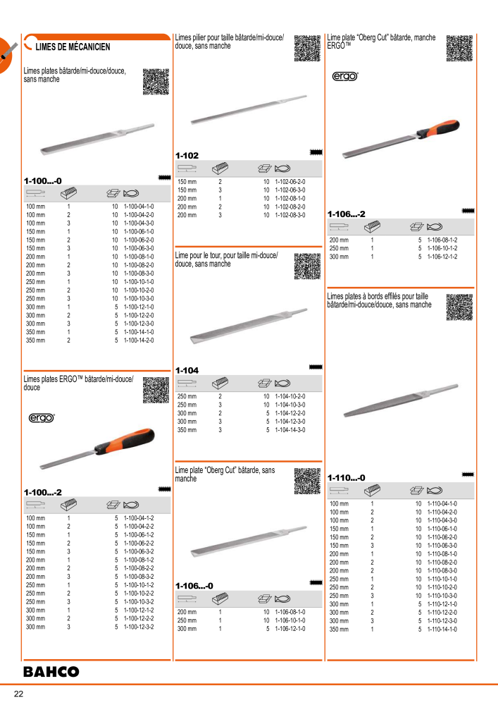 Outils du catalogue général BAHCO NR.: 21403 - Pagina 24