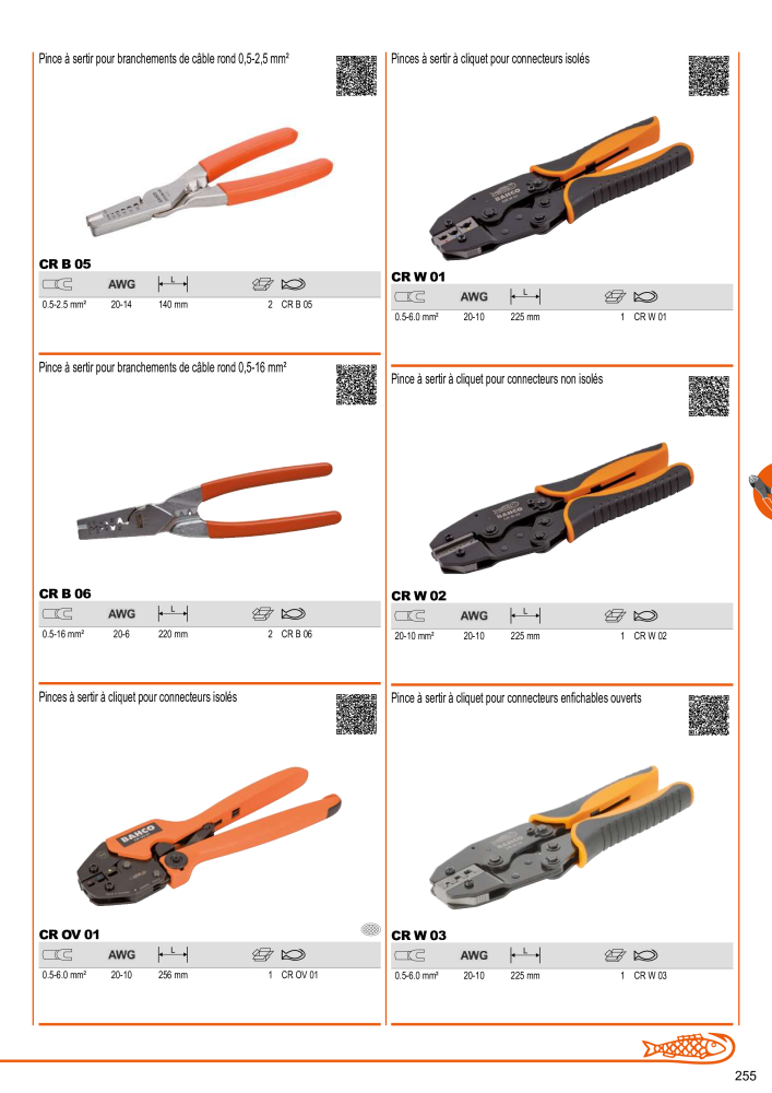 Outils du catalogue général BAHCO NR.: 21403 - Pagina 257