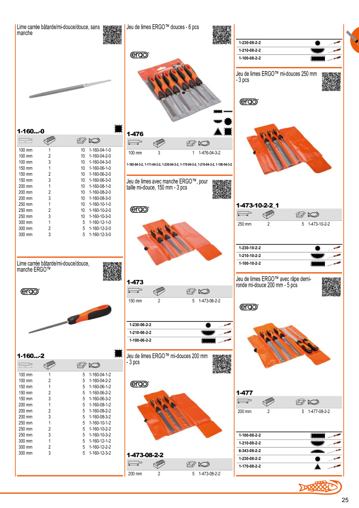 Outils du catalogue général BAHCO NO.: 21403 - Page 27