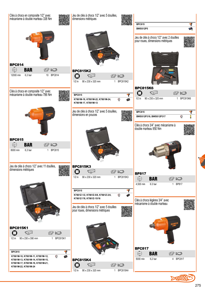 Outils du catalogue général BAHCO NR.: 21403 - Seite 277