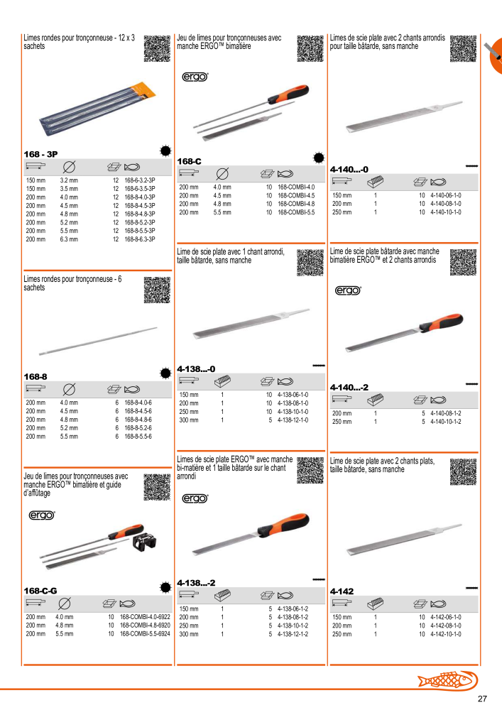 Outils du catalogue général BAHCO Nº: 21403 - Página 29