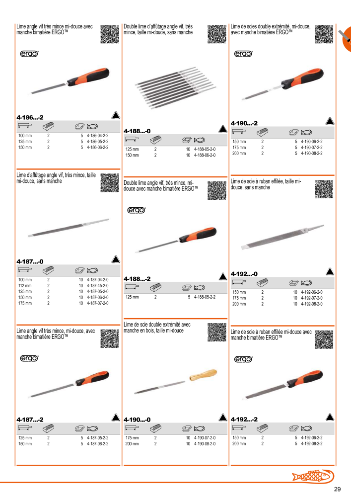 Outils du catalogue général BAHCO NO.: 21403 - Page 31