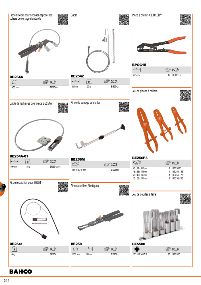 Outils du catalogue général BAHCO NR.: 21403 - Seite 316