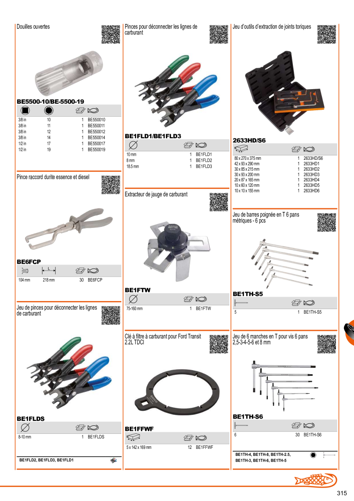 Outils du catalogue général BAHCO n.: 21403 - Pagina 317