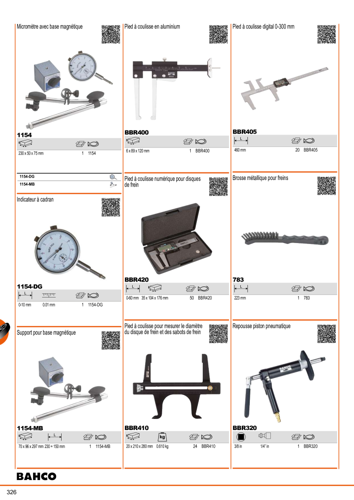 Outils du catalogue général BAHCO NR.: 21403 - Seite 328