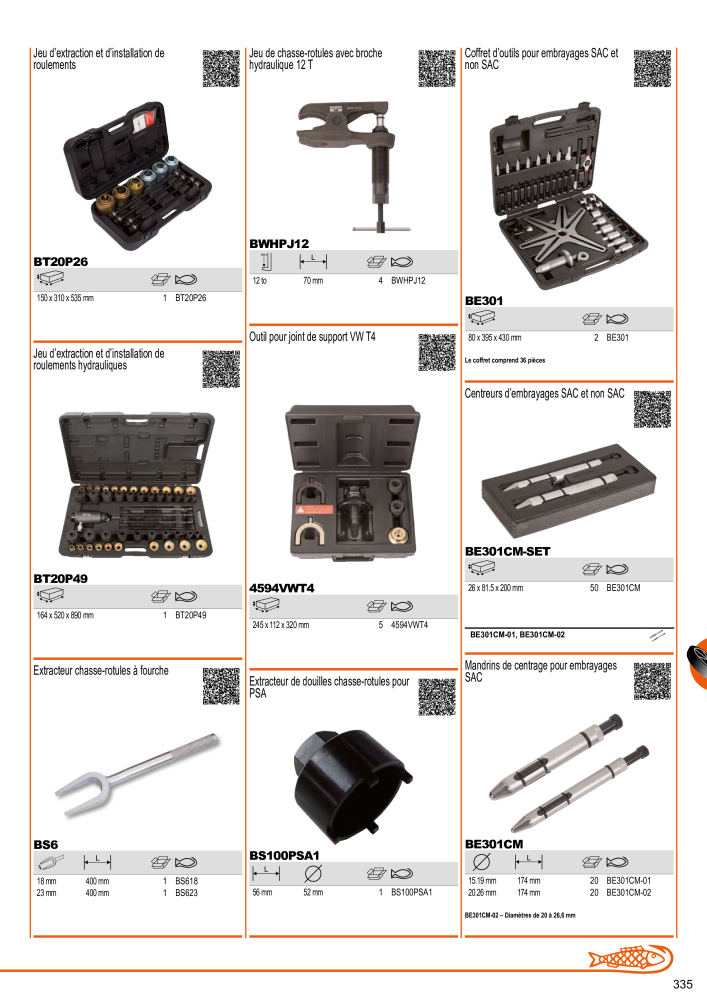 Outils du catalogue général BAHCO NR.: 21403 - Pagina 337