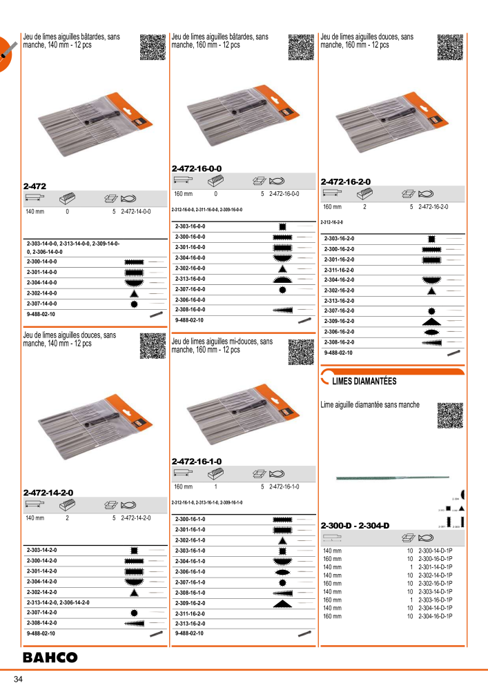 Outils du catalogue général BAHCO NR.: 21403 - Seite 36