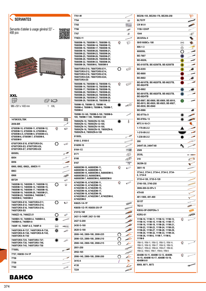 Outils du catalogue général BAHCO NR.: 21403 - Pagina 376