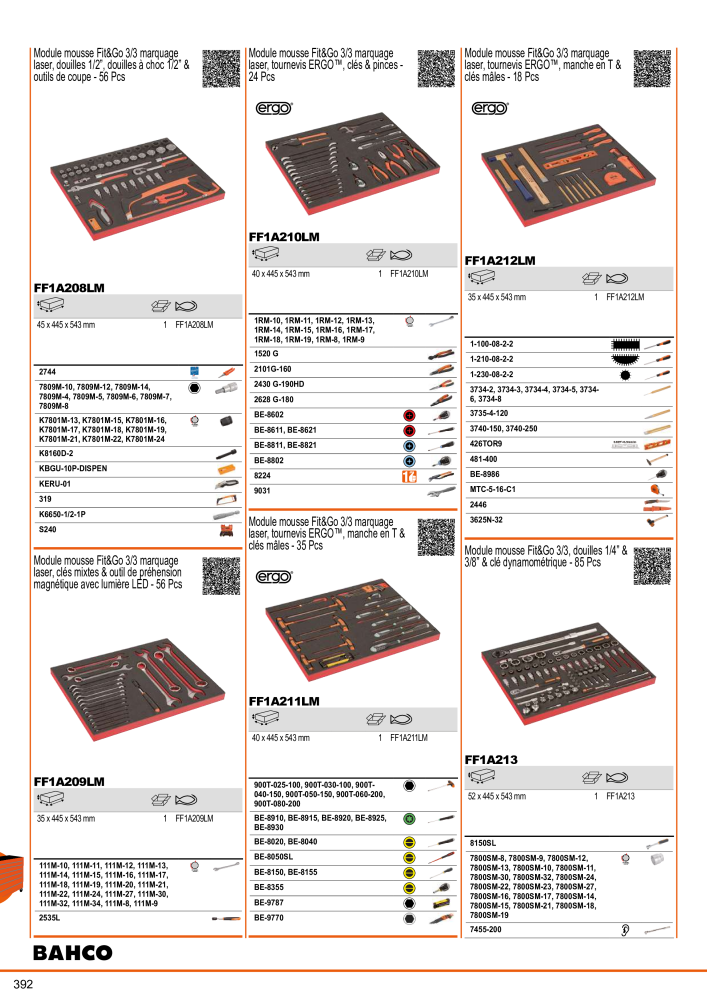 Outils du catalogue général BAHCO NR.: 21403 - Pagina 394