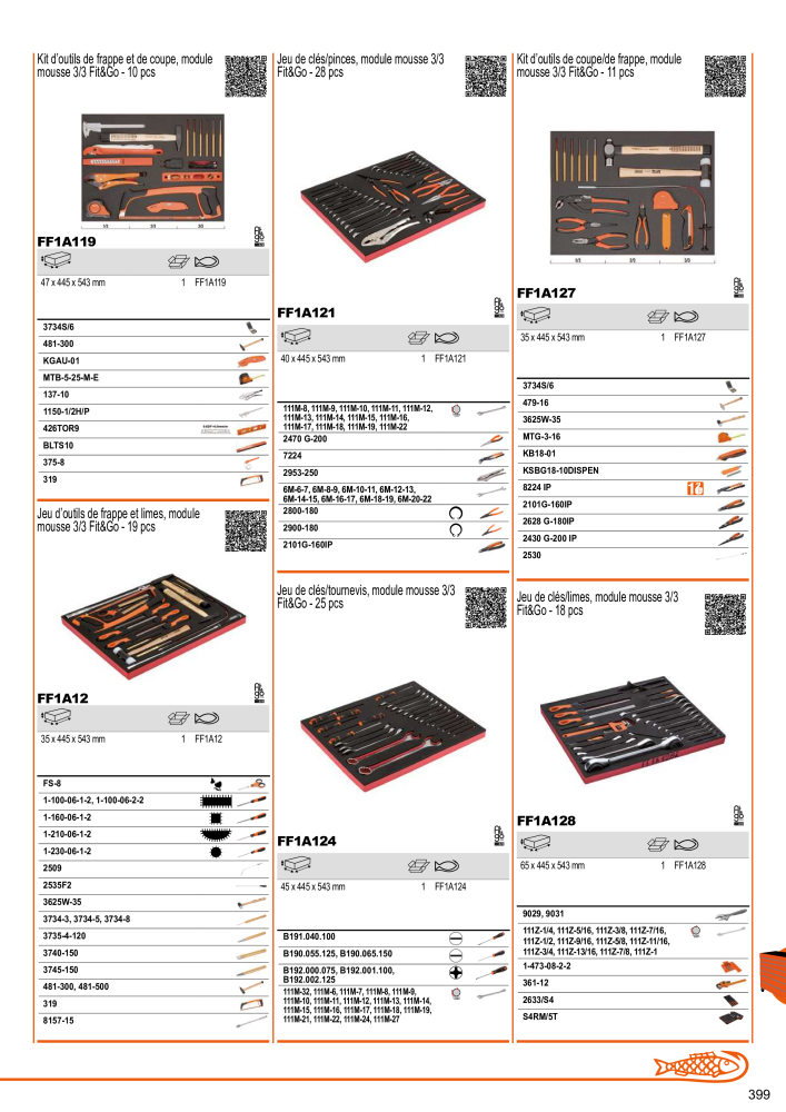 Outils du catalogue général BAHCO NEJ.: 21403 - Sida 401