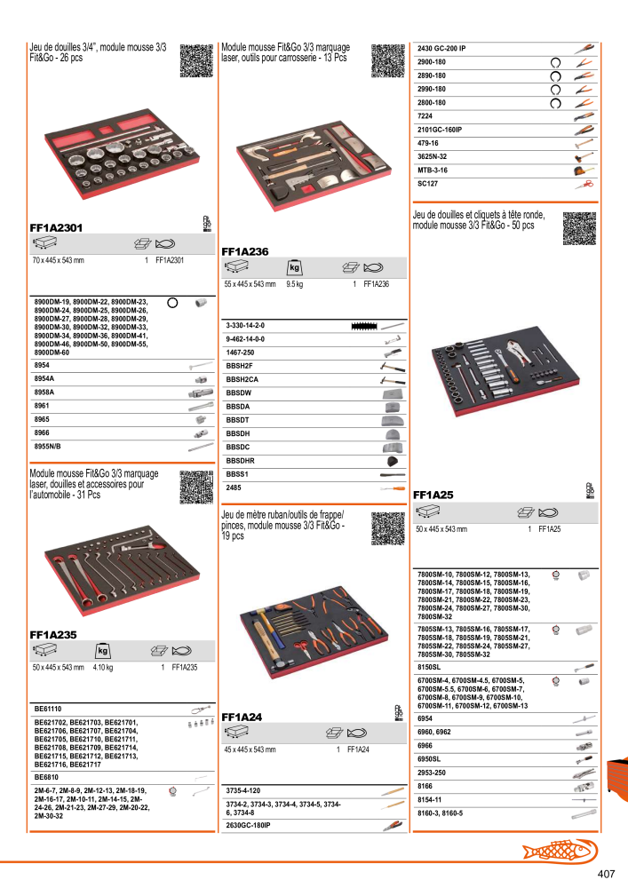 Outils du catalogue général BAHCO NO.: 21403 - Page 409