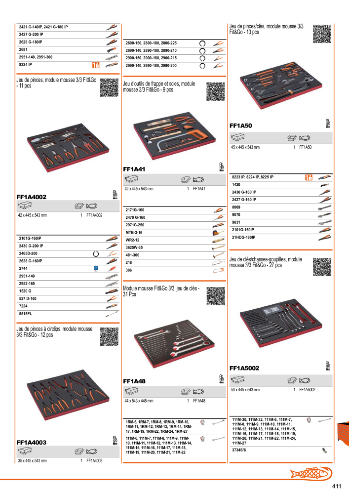 Outils du catalogue général BAHCO NR.: 21403 - Pagina 413