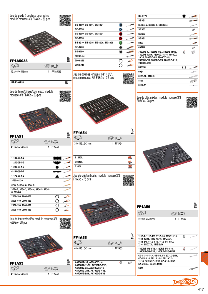 Outils du catalogue général BAHCO Nb. : 21403 - Page 419