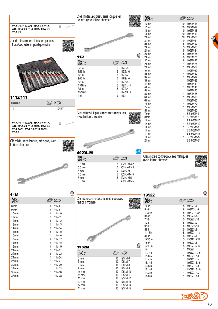 Outils du catalogue général BAHCO n.: 21403 - Pagina 45