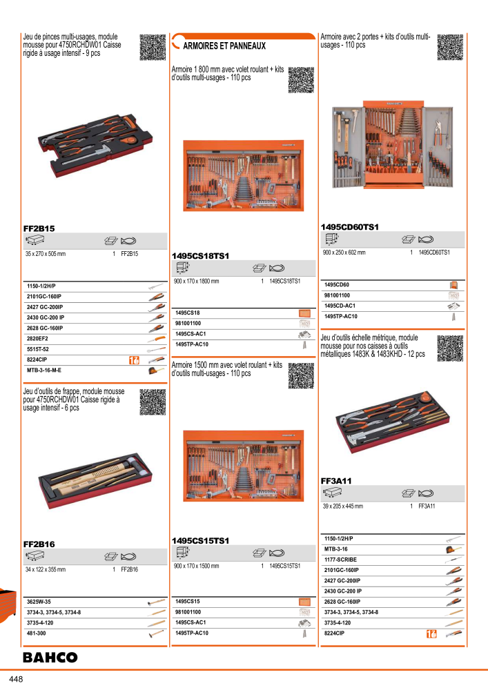 Outils du catalogue général BAHCO NR.: 21403 - Pagina 450