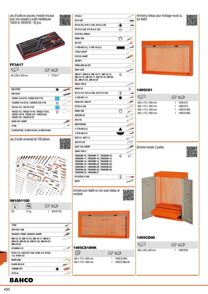 Outils du catalogue général BAHCO NR.: 21403 - Seite 452