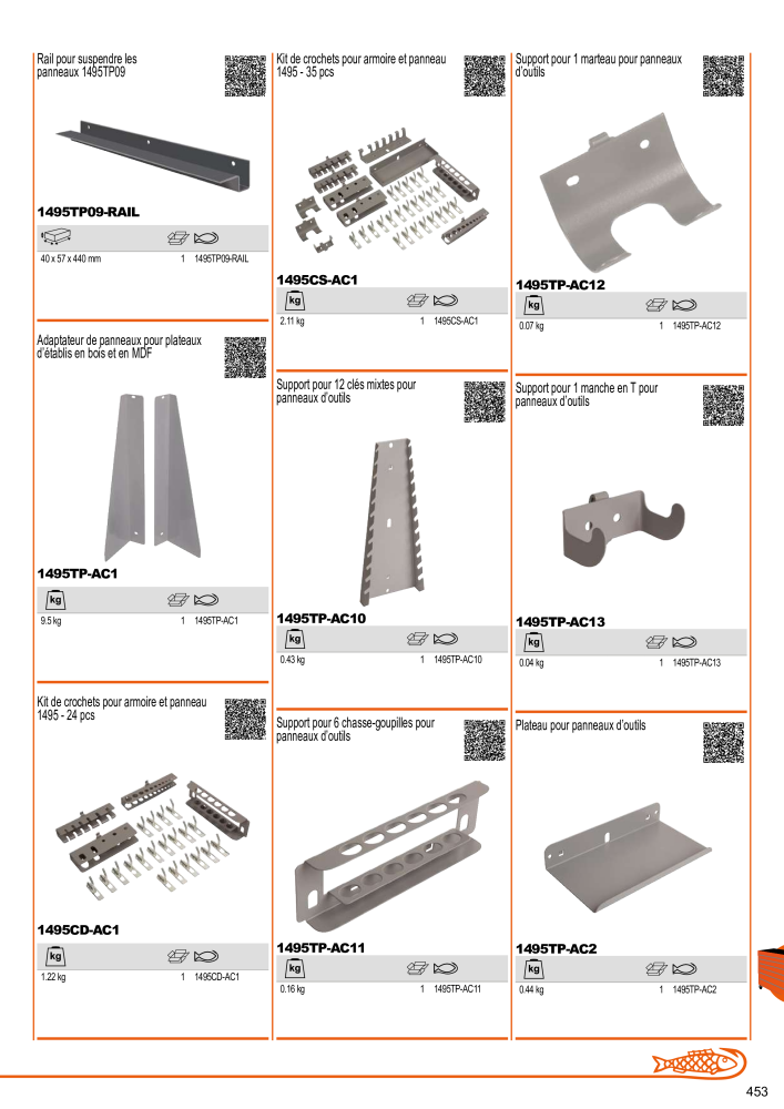 Outils du catalogue général BAHCO Nb. : 21403 - Page 455