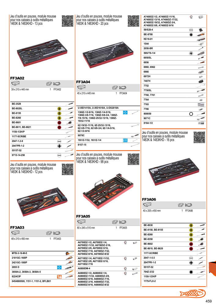 Outils du catalogue général BAHCO NR.: 21403 - Pagina 461