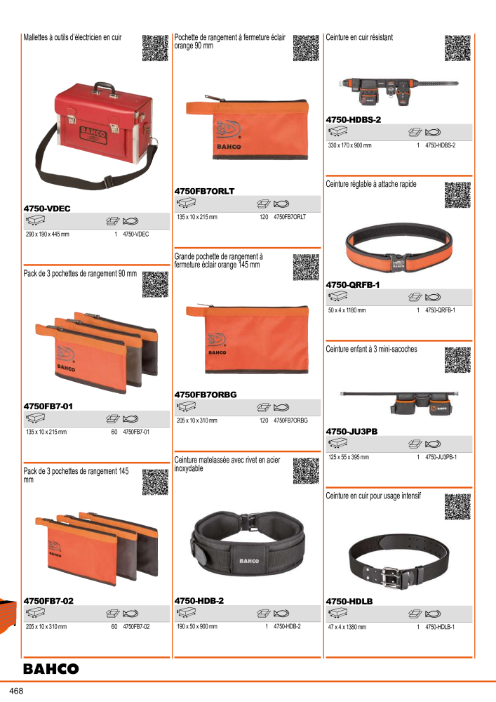 Outils du catalogue général BAHCO NR.: 21403 - Pagina 470