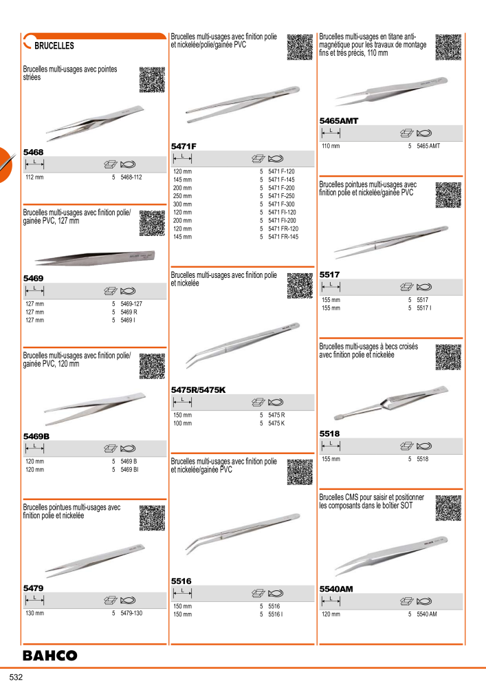 Outils du catalogue général BAHCO NR.: 21403 - Seite 534