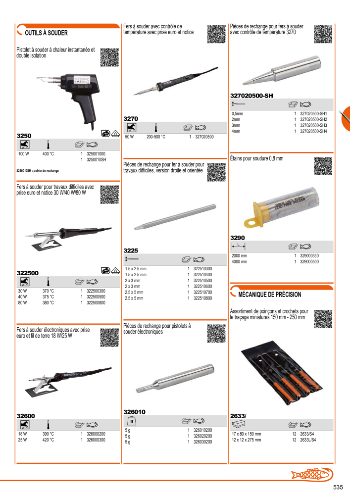 Outils du catalogue général BAHCO NR.: 21403 - Seite 537