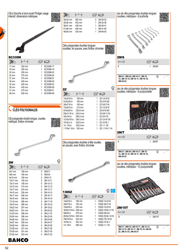 Outils du catalogue général BAHCO NR.: 21403 - Pagina 54