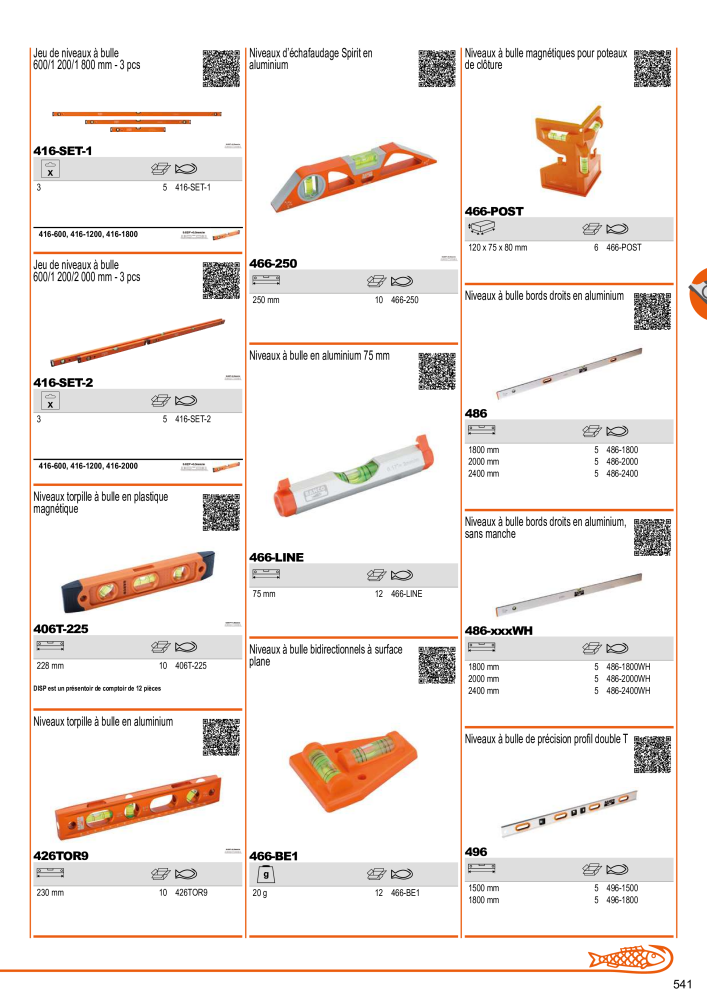 Outils du catalogue général BAHCO NR.: 21403 - Pagina 543