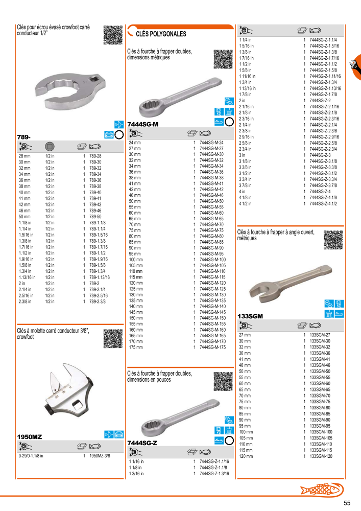 Outils du catalogue général BAHCO NR.: 21403 - Pagina 57