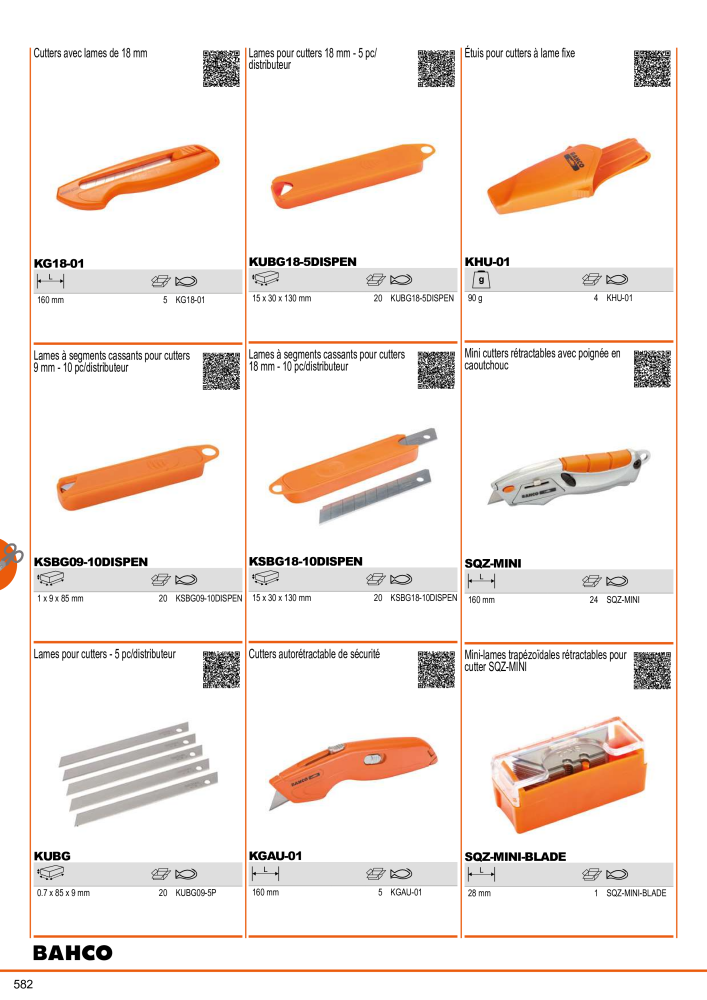 Outils du catalogue général BAHCO NR.: 21403 - Pagina 584