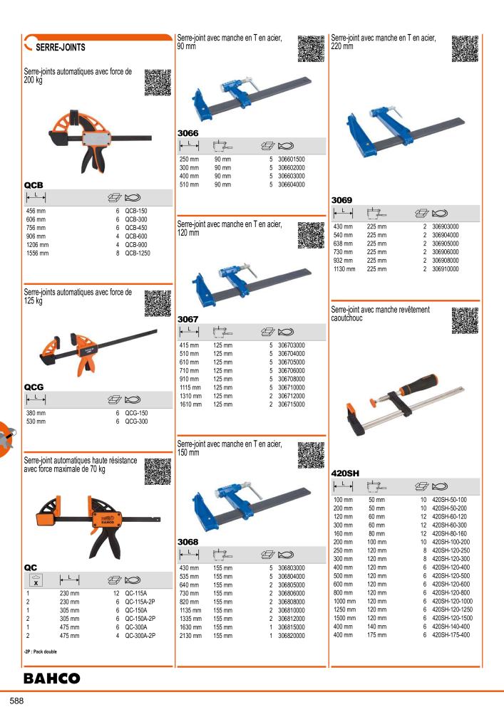 Outils du catalogue général BAHCO Nb. : 21403 - Page 590