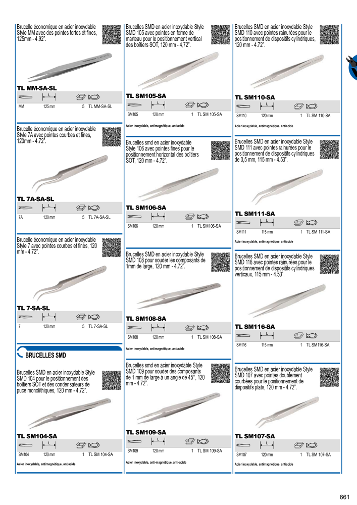 Outils du catalogue général BAHCO Nb. : 21403 - Page 663