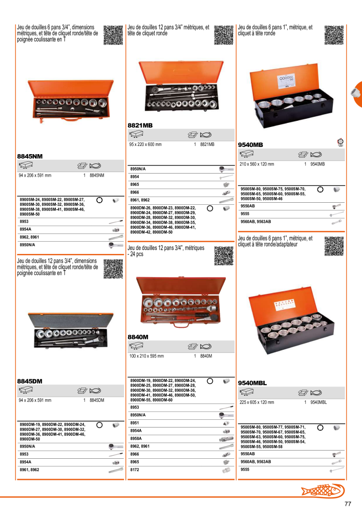 Outils du catalogue général BAHCO NR.: 21403 - Pagina 79