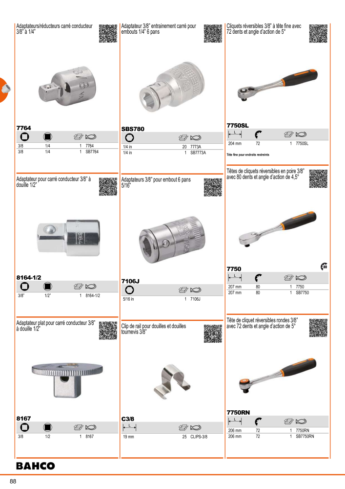 Outils du catalogue général BAHCO n.: 21403 - Pagina 90