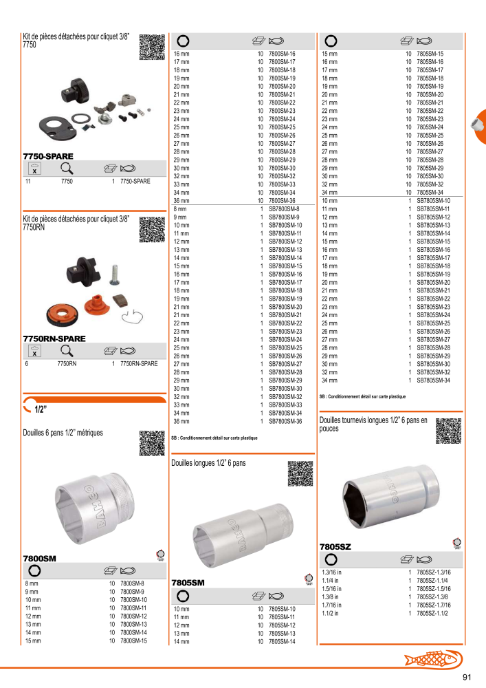 Outils du catalogue général BAHCO NR.: 21403 - Seite 93