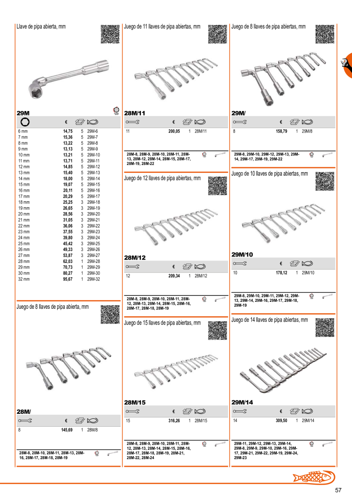 Herramientas del catálogo general BAHCO NO.: 21404 - Page 59