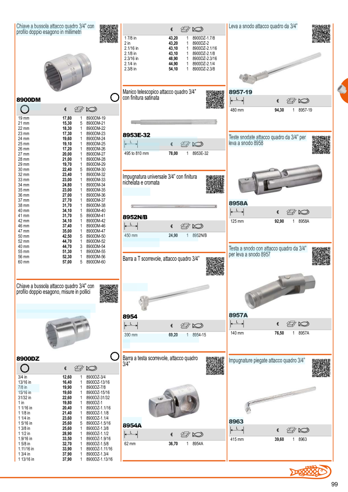 Strumenti del catalogo generale BAHCO Nb. : 21405 - Page 101