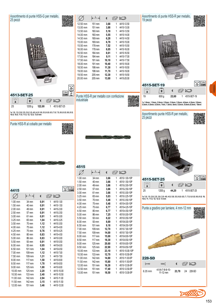 Strumenti del catalogo generale BAHCO n.: 21405 - Pagina 155