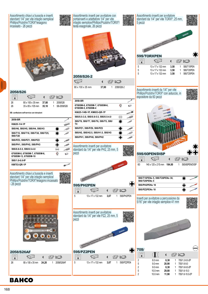 Strumenti del catalogo generale BAHCO n.: 21405 - Pagina 170