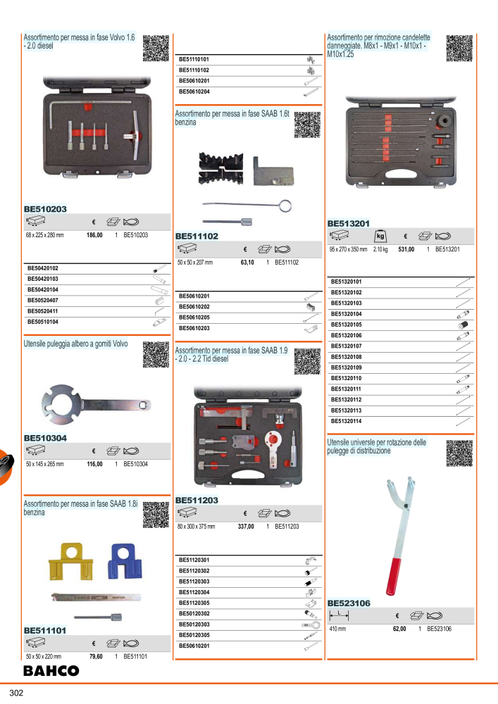 Strumenti del catalogo generale BAHCO Nº: 21405 - Página 304
