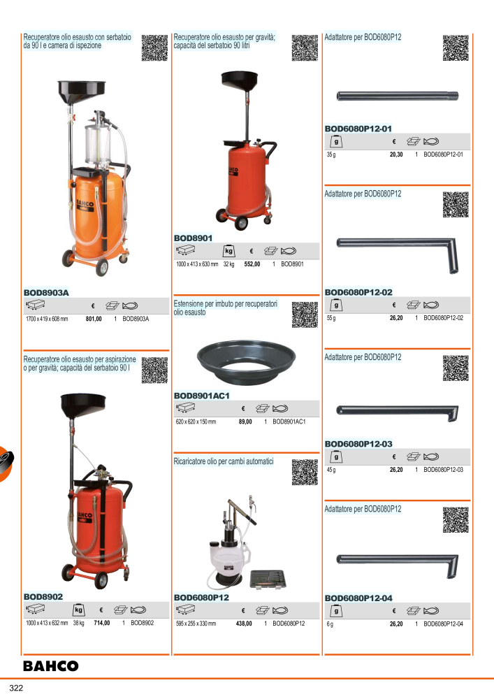 Strumenti del catalogo generale BAHCO n.: 21405 - Pagina 324