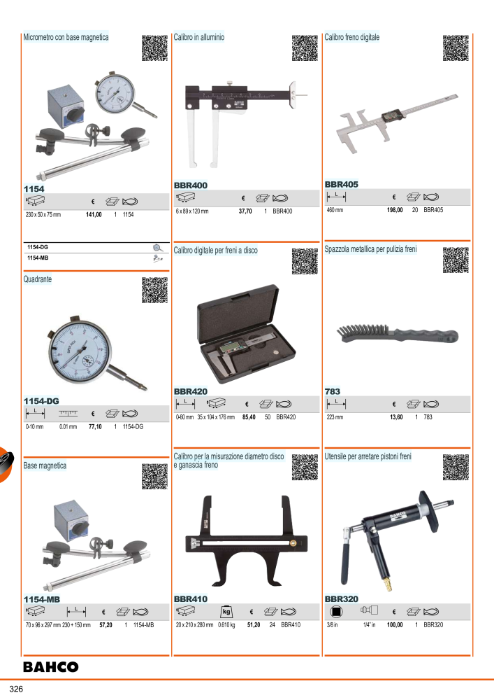 Strumenti del catalogo generale BAHCO n.: 21405 - Pagina 328