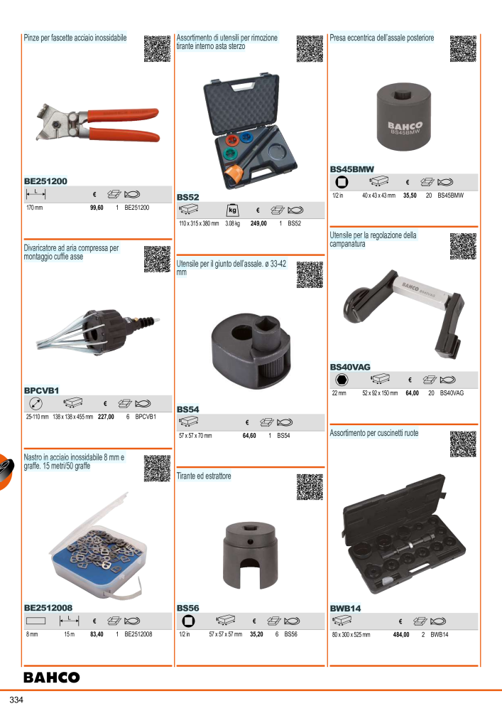 Strumenti del catalogo generale BAHCO Nº: 21405 - Página 336