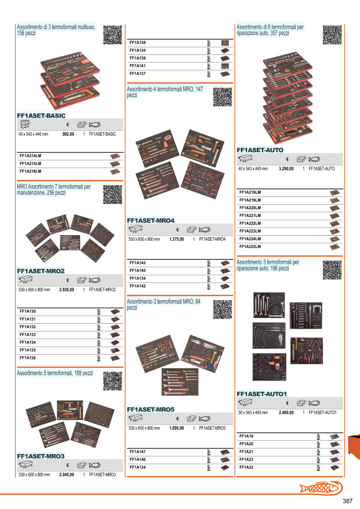 Strumenti del catalogo generale BAHCO Nb. : 21405 - Page 389