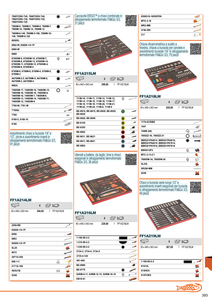 Strumenti del catalogo generale BAHCO NO.: 21405 - Page 395