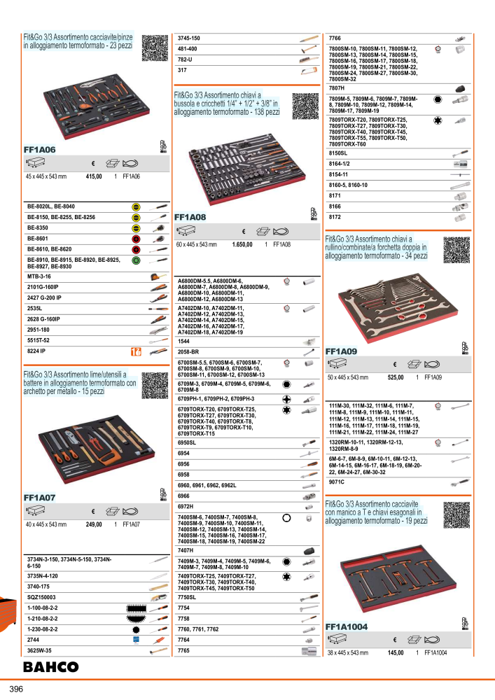 Strumenti del catalogo generale BAHCO n.: 21405 - Pagina 398