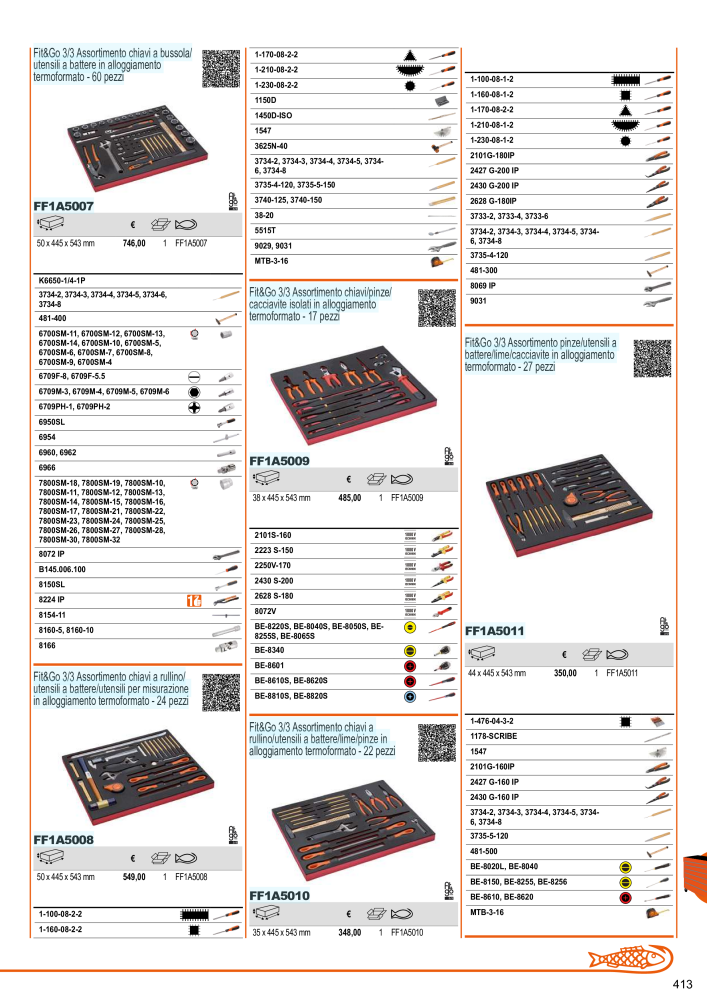 Strumenti del catalogo generale BAHCO Nº: 21405 - Página 415
