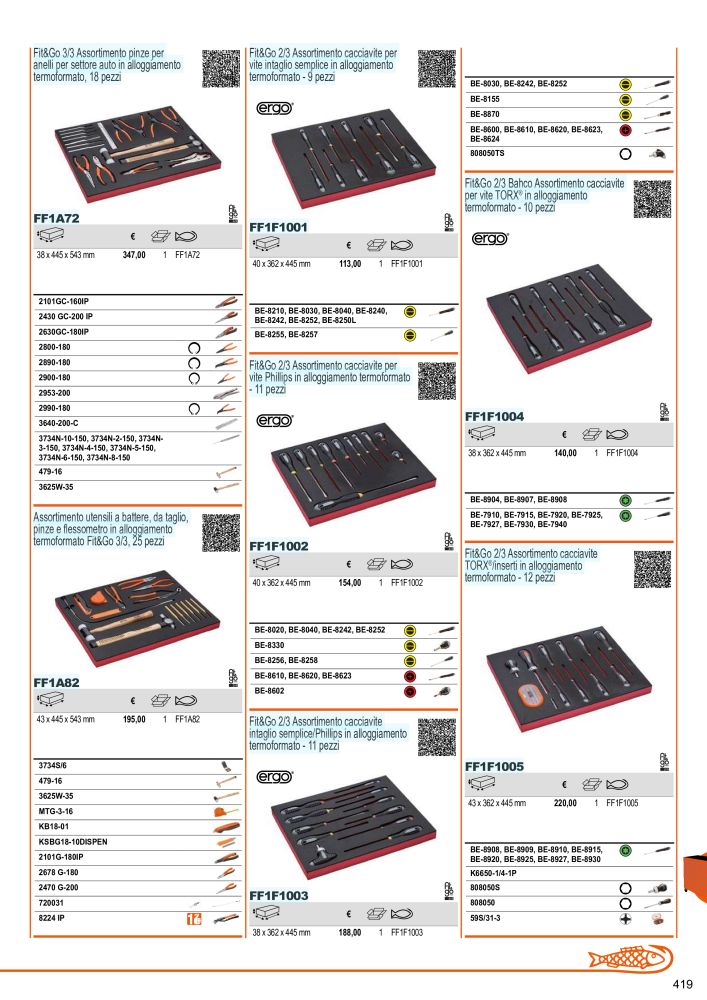 Strumenti del catalogo generale BAHCO n.: 21405 - Pagina 421