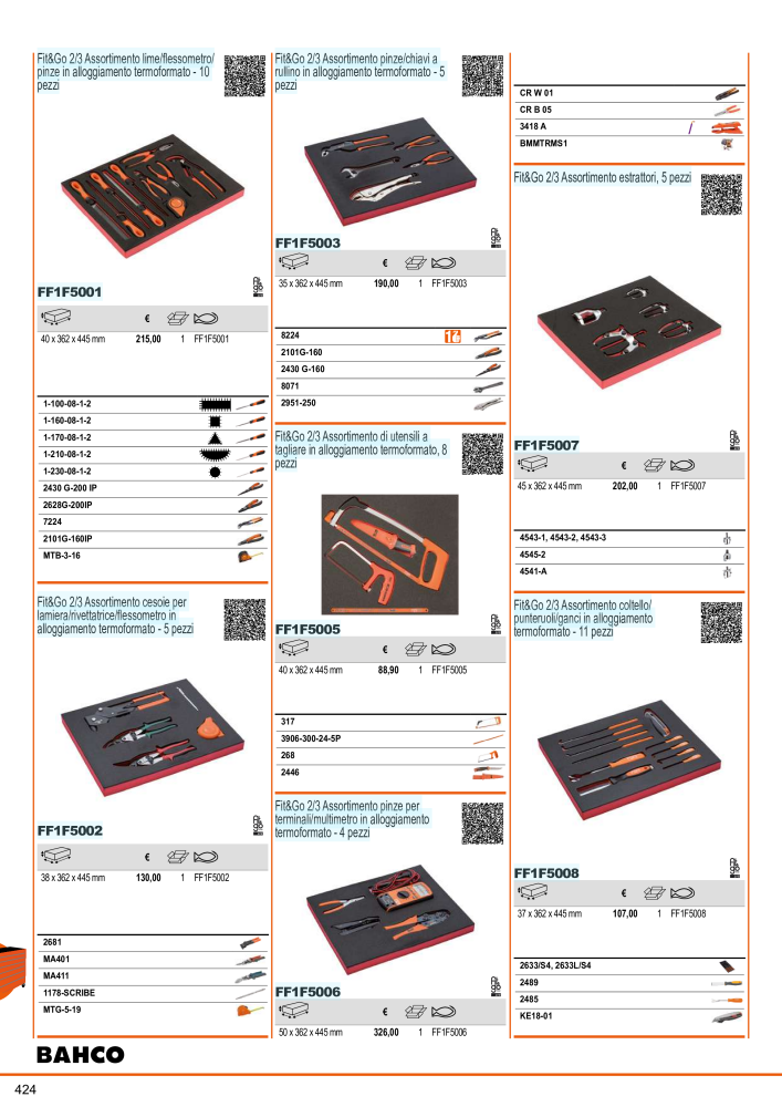 Strumenti del catalogo generale BAHCO NR.: 21405 - Seite 426